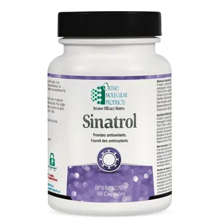 Ortho Molecular Products Sinatrol 60 Capsules
