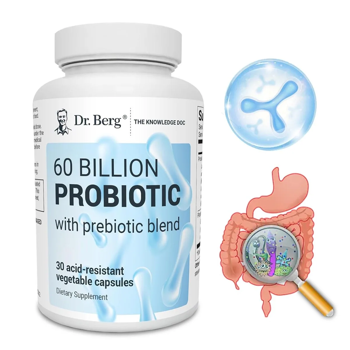 60 Billion Probiotic with Prebiotic Blend