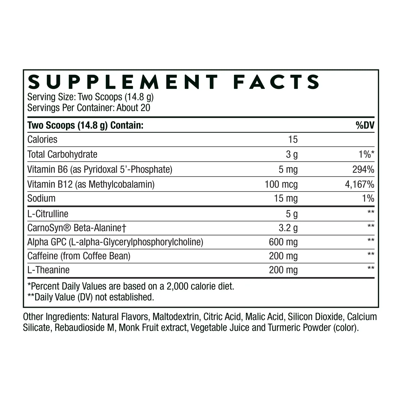 Thorne Advanced Pre-Workout