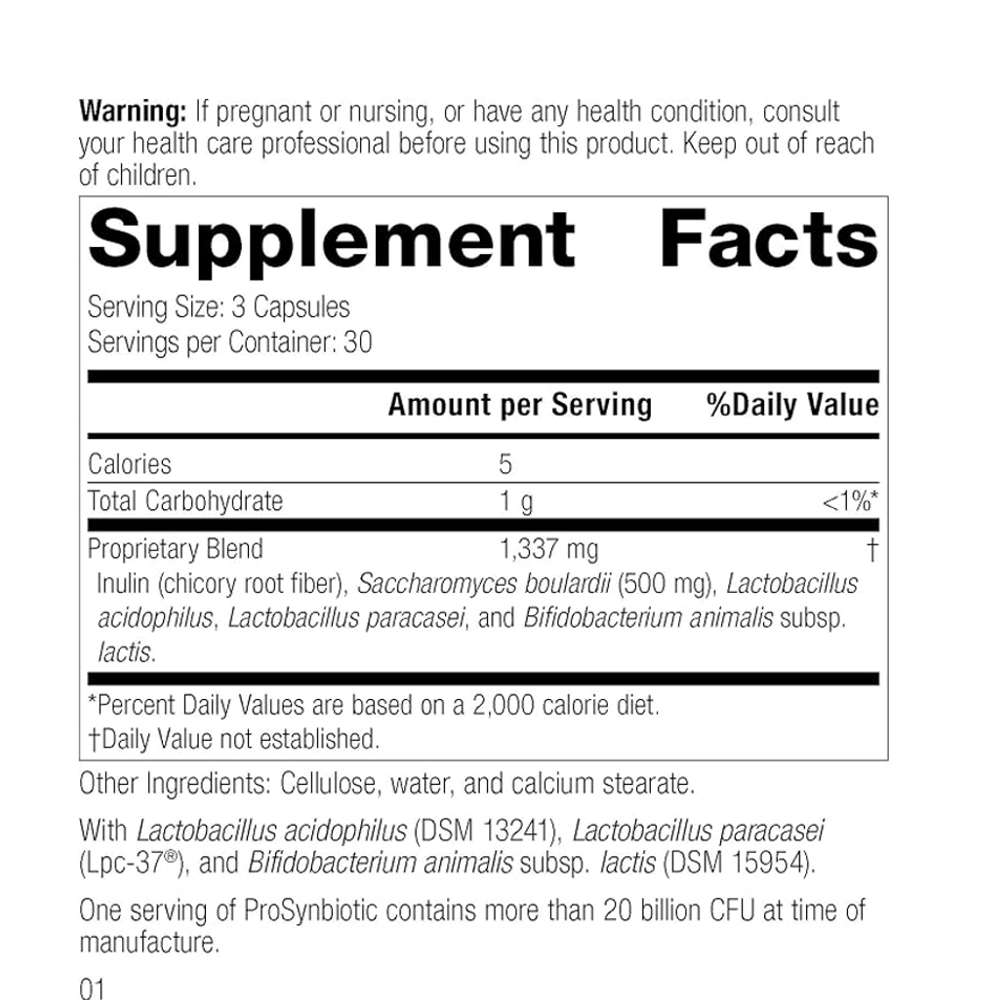 Standard Process ProSynbiotic 90 Capsules