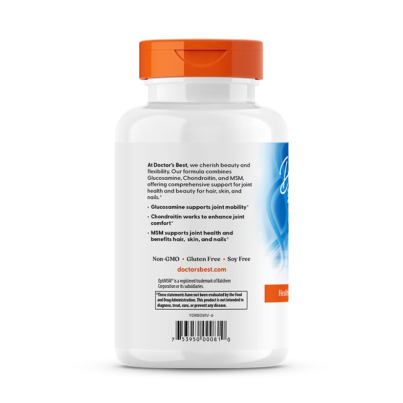 Doctor's Best Glucosamine Chondroitin MSM 120 Capsules