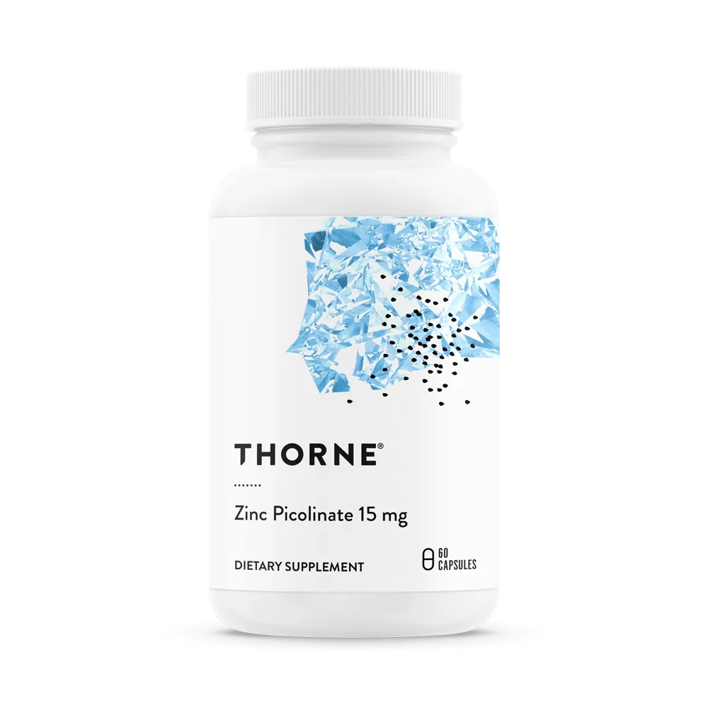 Thorne Zinc Picolinate 15 mg Zinc Picolinate 15 mg 60 capsules