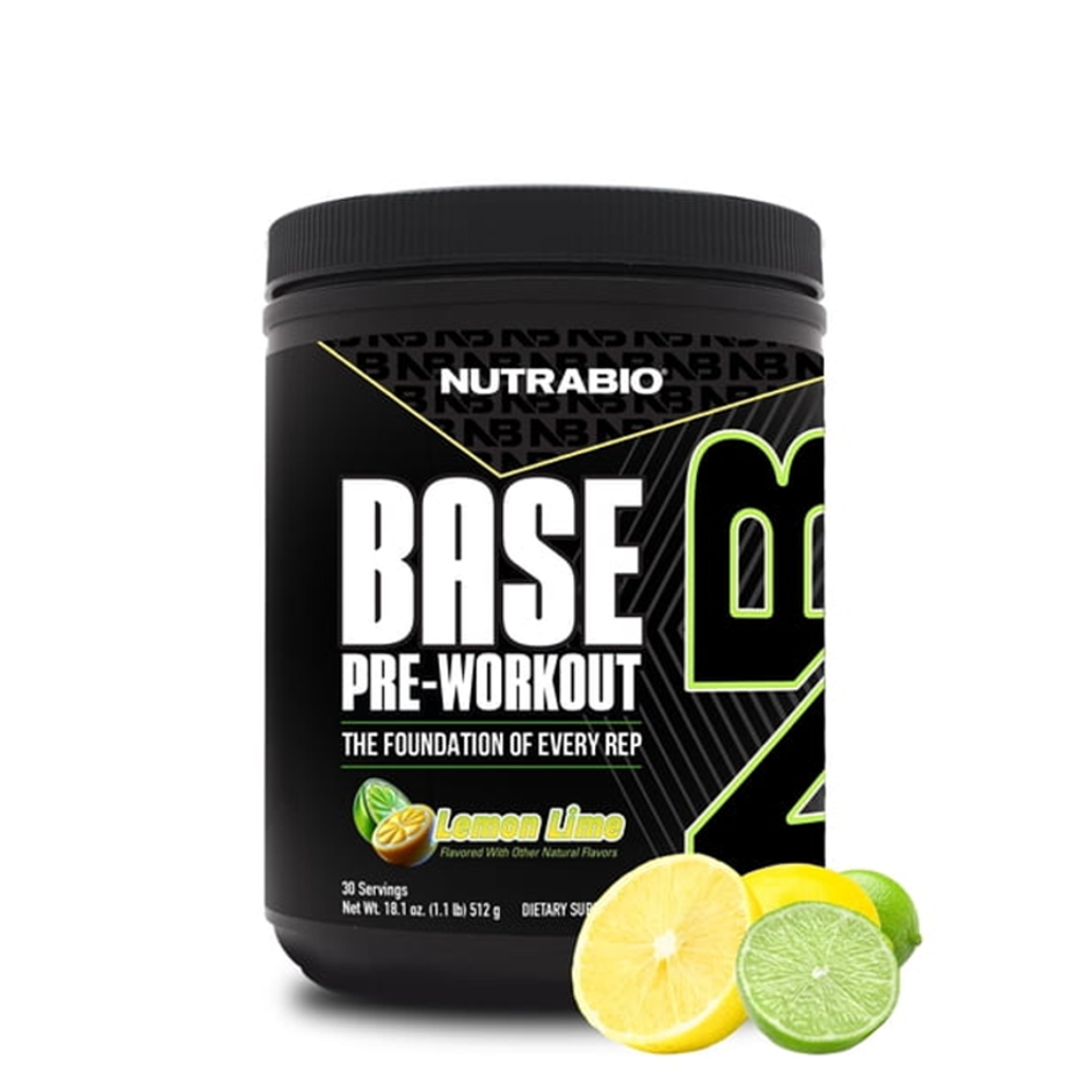 NutraBio Base Pre Workout 30 Servings