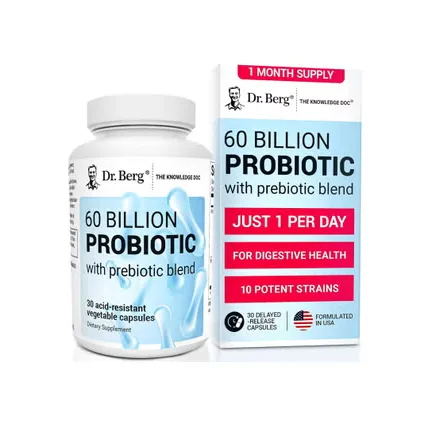 60 Billion Probiotic with Prebiotic Blend