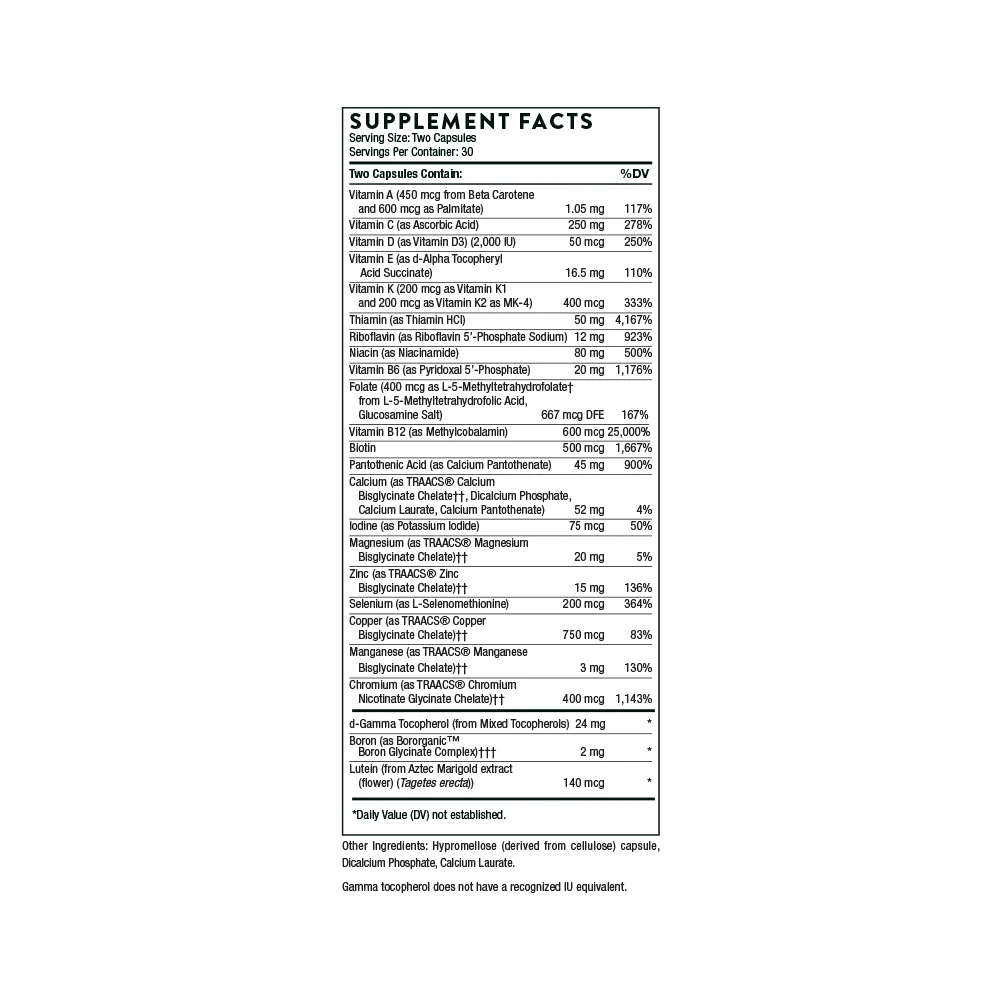 Thorne Basic Nutrients 2 Day