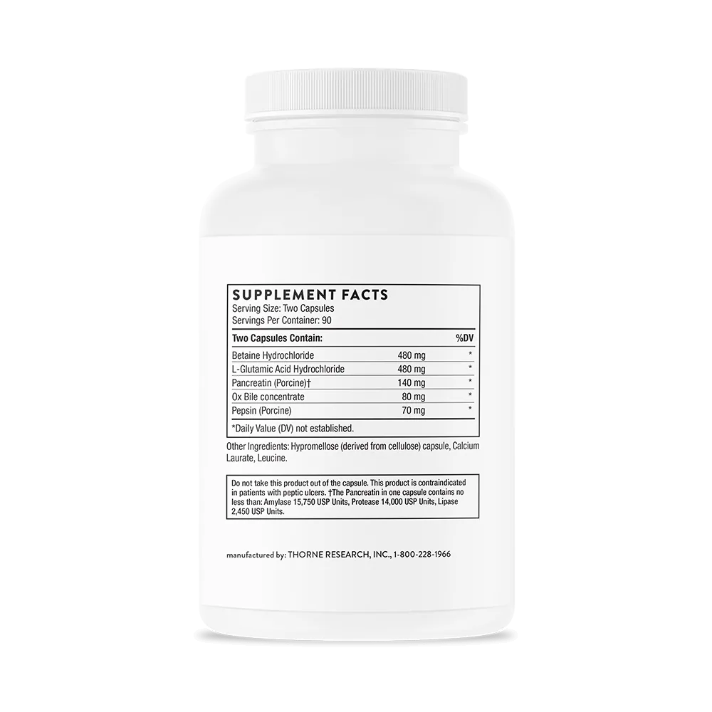 Thorne Digestive Enzymes