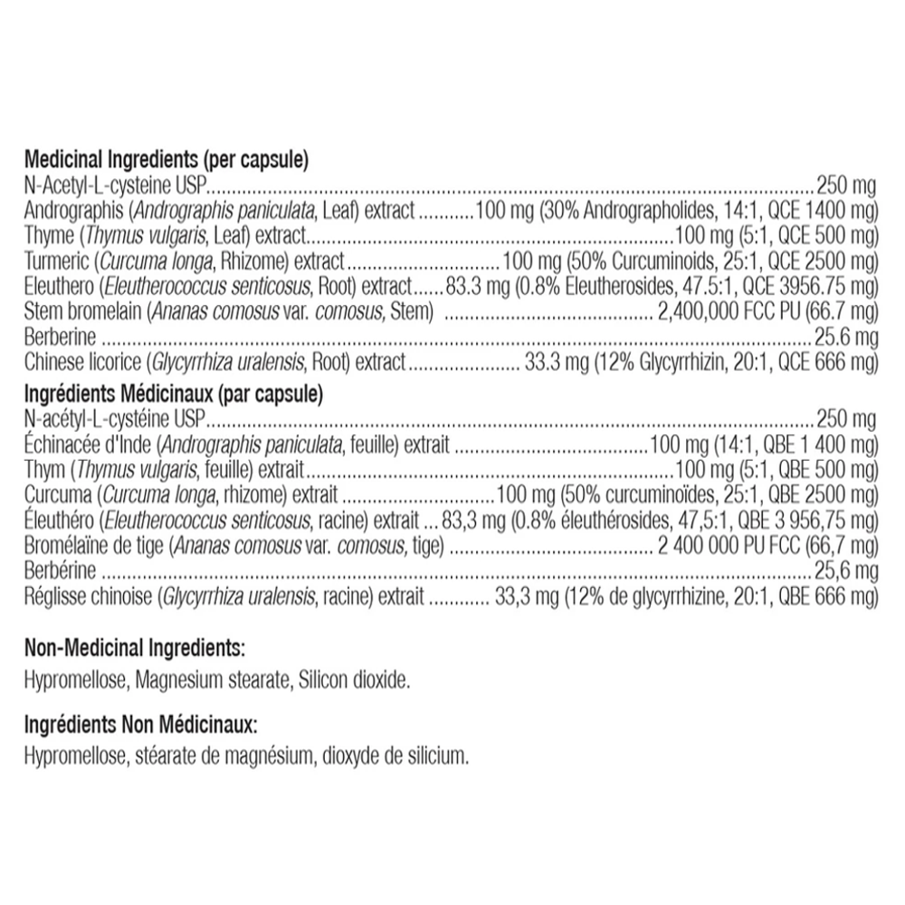 Ortho Molecular Products Sinatrol 60 Capsules